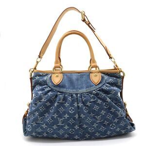 Louis Vuitton Denim NeoCabby MM Tote Shoulder Bag